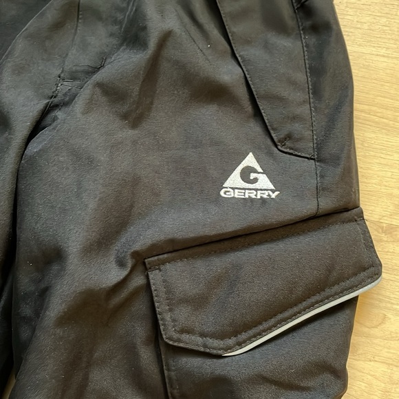 Gerry Kids Size Small 7/8 Snow Pants Bibs Winter Overalls Black Girls Boys - Picture 2 of 5